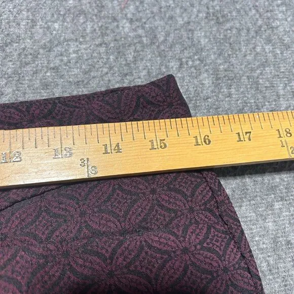 Mario Serrani Pants Italy Size 10 Burgundy Chino Ankle Casual Business Womens‎ - Picture 7 of 10